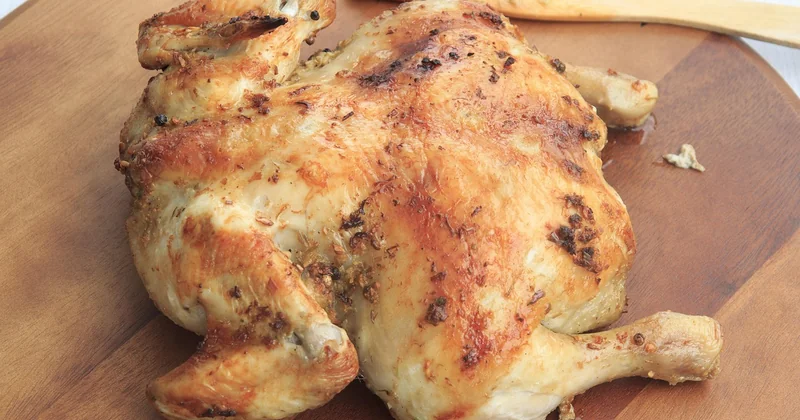Recette de poulet rôti croustillant, pas à pas